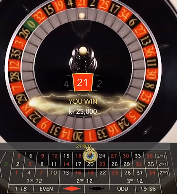 рулетка lightning roulette